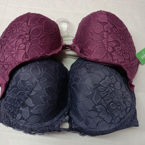 Honeydew Intimates Women's Bra 2 Pack Underwire Push Up Full Figure 42D Multi - Picture 2 of 5